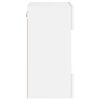 vidaXL Zidni TV ormarić s LED svjetlima bijeli 40 x 30 x 60,5 cm