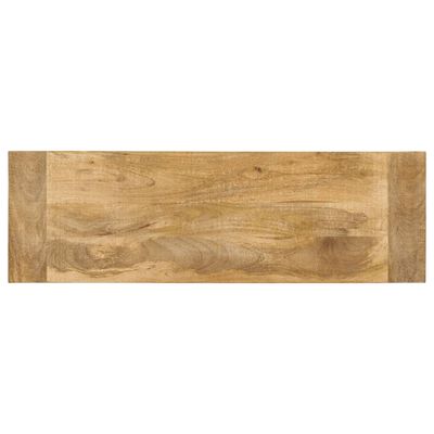 vidaXL Klupa 110 x 35 x 45 cm od masivnog drva manga