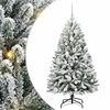 vidaXL Umjetno božićno drvce 120 cm 150 LED lampica Topla bijela