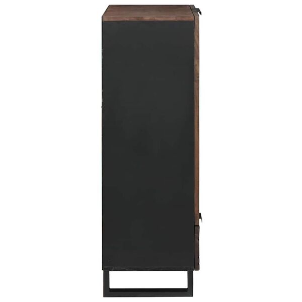 vidaXL Highboard s ladicama Smeđa 60 x 33 x 100 cm masivno drvo manga