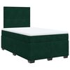 vidaXL Krevet box spring s madracem tamnozeleni 120x190 cm bar&scaron;unasti