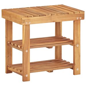 vidaXL Stalak za cipele od masivnog bagremovog drva 50 x 32 x 45 cm