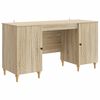 vidaXL Stol s policom Sonoma 142,5 x 50 x 75 cm Konstruirano drvo