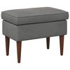 vidaXL Stolica za noge Tamnosiva 55 x 35 x 41 cm Bar&scaron;un