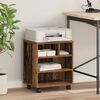 vidaXL Držač za printer Staro drvo 41 x 32 x 48 cm Konstruirano drvo