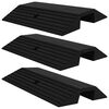 vidaXL Prilazne rampe u obliku mosta 3 kom 49x40x8 cm gumene