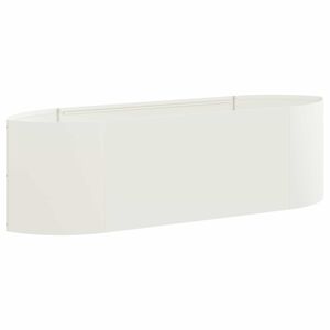 vidaXL Povi&scaron;eni vrtni krevet Bijela 140 x 40 x 40 cm Čelik