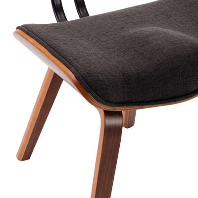 vidaXL Blagovaonske stolice 6 kom sive od savijenog drva i tkanine
