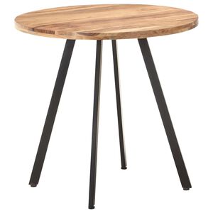 vidaXL Blagovaonski stol 80 cm od masivnog bagremovog drva