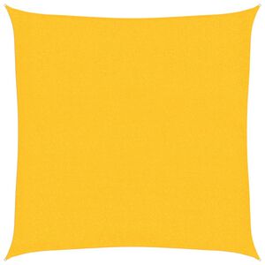 vidaXL Jedro za za&scaron;titu od sunca 160 g/m&sup2; žuto 2 x 2 m HDPE