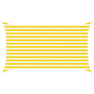 vidaXL Jedro za sunce Žuta i bijela 3,5 x 2 m 100% poliester Oxford