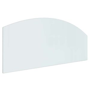 vidaXL Staklena ploča za kamin *Transparent*an 120 x 50 cm Stakl