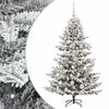 vidaXL Umjetno božićno drvce s kuglicom 150 cm 150 LED lampica
