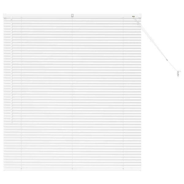 vidaXL Zavjesa za prozore sa zavjesama Bijelo Aluminij