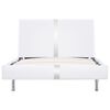 vidaXL Okvir za krevet od umjetne kože bijeli 90 x 200 cm