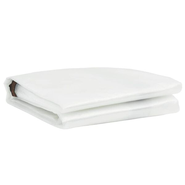 vidaXL Pokrivač za biljke s ušicama 3x8 m polietilen