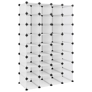 vidaXL Stalak za cipele prozirni 93 x 36,5 x 140 cm PP