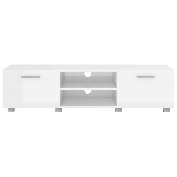 vidaXL TV ormarić sjajni bijeli 140x40x35 cm od konstruiranog drva