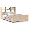 vidaXL Krevet s regalom za knjige bez madraca 150x200 cm masivno drvo