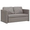 vidaXL Podni kauč na razvlačenje 2-u-1 smeđesivi 112x174x55 cm bar&scaron;un