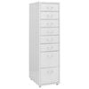 vidaXL Mobilni ormarić za spise sivi 28 x 41 x 109 cm metalni