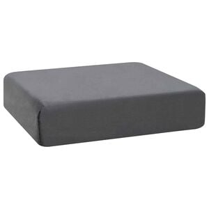 vidaXL Jastuk za sjedalo 40 x 40 x 10 cm PU pjena Siva