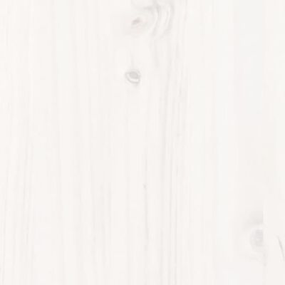 vidaXL Dnevni ležaj bijeli 75x190 cm od masivne borovine