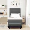 vidaXL Krevet s opruga kutije Tamno siva 80 x 200 cm tkanina
