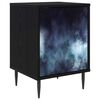 vidaXL Noćni ormar RAALTE Crni hrast 36 x 33 x 51 cm Konstruirano drvo