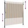 vidaXL Vanjska roleta žuto-bijela 150 x 270 cm od tkanine i čelika
