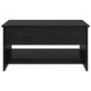 vidaXL Kava Stol Crni hrast 80 x 50,5 x 41,5 cm Konstruirano drvo