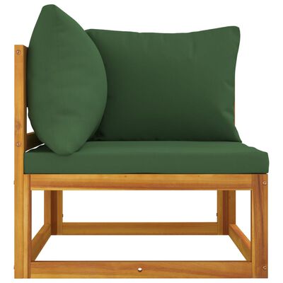 vidaXL 2-dijelni set vrtnih sofa s jastucima masivno bagremovo drvo