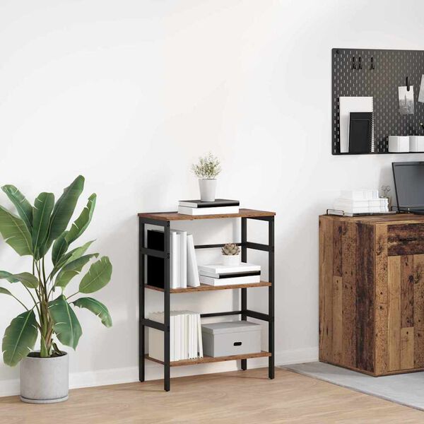 vidaXL Polica Staro drvo 60 x 29,5 x 81 cm Konstruirano drvo