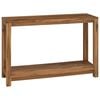 vidaXL Konzolna stolica Prirodna 110 x 35 x 75 cm Čvrsto teak drvo