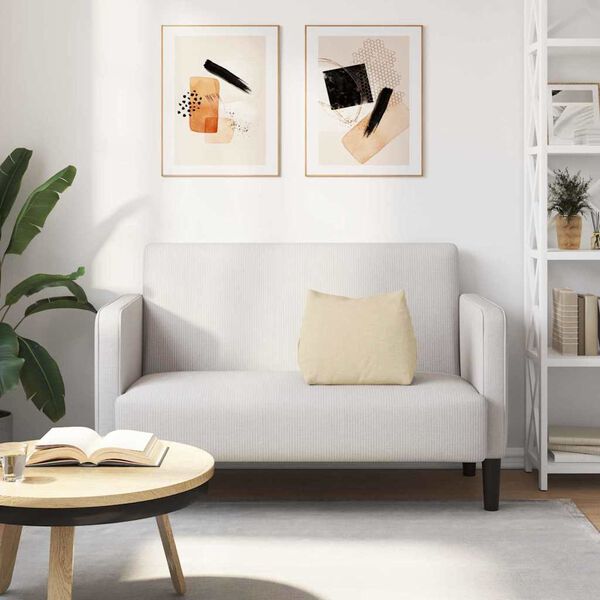 vidaXL Jastuk za leđa Krema 45 x 20 x 35 cm tkanina