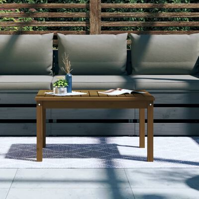 vidaXL Vrtni stol boja meda 82,5x50,5x45 cm od masivne borovine