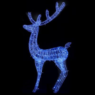 vidaXL XXL akrilni božićni sobovi 250 LED 2 kom 180 cm plavi
