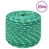 vidaXL Brodski konop zeleni 14 mm 25 m od polipropilena