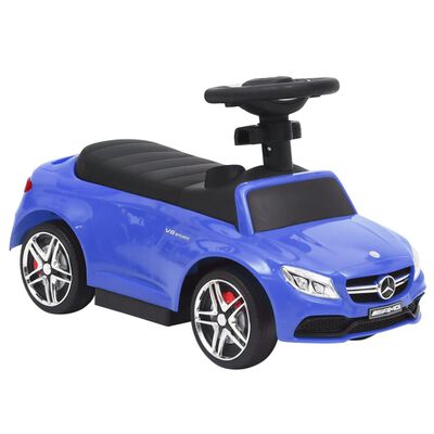 vidaXL Dječji automobil na guranje Mercedes-Benz C63 plavi