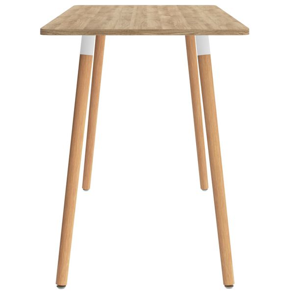 vidaXL 5-dijelni blagovaonski set svjetlozeleni