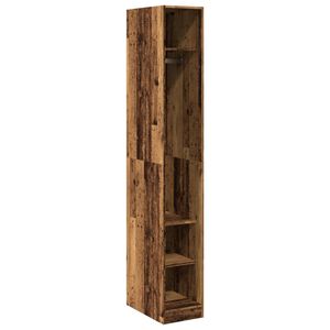 vidaXL Ormar boja staro drvo 30 x 50 x 200 cm od konstruiranog drva