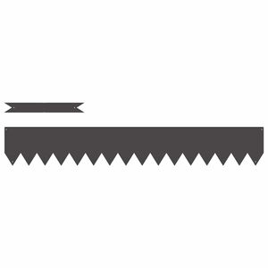 vidaXL Ograda oko Travnjaka 10 pcs Crna 100 x 0.05 x 20 cm