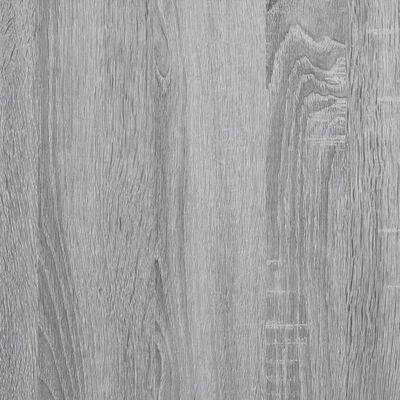 vidaXL Regal za knjige siva boja hrasta 92x30x102 cm od drva i metala