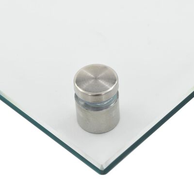 vidaXL Kuhinjska zaštita od prskanja prozirna 100x50 cm kaljeno staklo