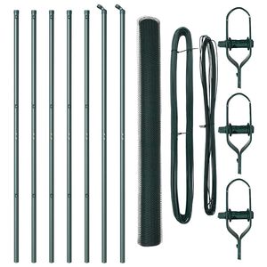 vidaXL Stup za ogradu Zelena