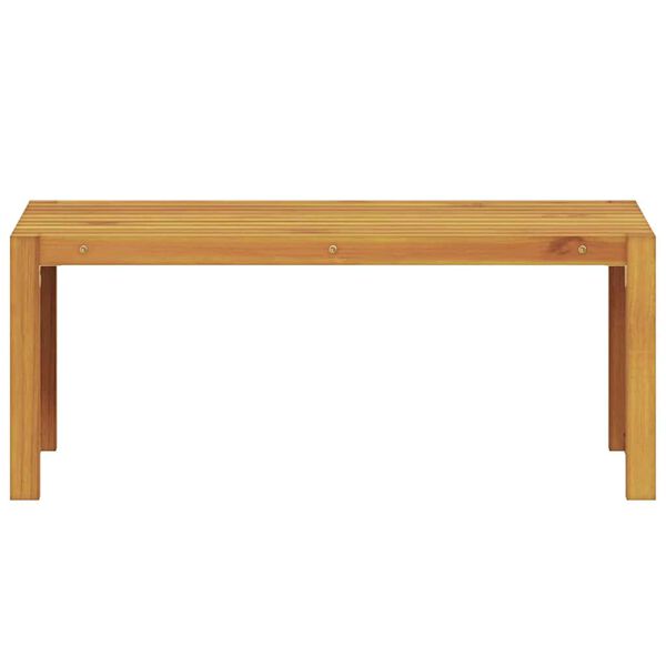 vidaXL klupa Prirodna nafta 110 x 30 x 45 cm Čvrsto teak drvo
