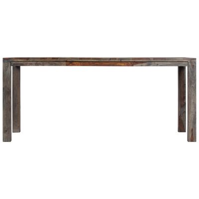 vidaXL Blagovaonski stol sivi 180 x 90 x 76 cm od masivnog drva šišama