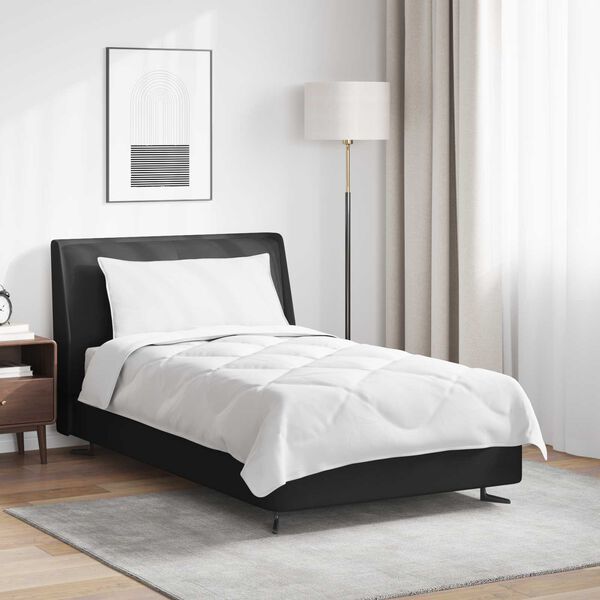 vidaXL Pokrivač za sve sezone s jastukom 2 pcs Bijelo Mikrovlakna