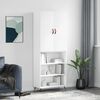 vidaXL Visoka komoda bijela 69,5x34x180 cm konstruirano drvo