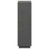 vidaXL Visoka komoda siva 74x35x117 cm od masivne borovine